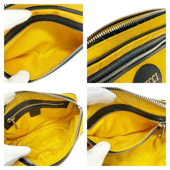 Gucci Nylon GG Pattern Off the Grid Body Bag Yellow Body - Picture 7 of 10